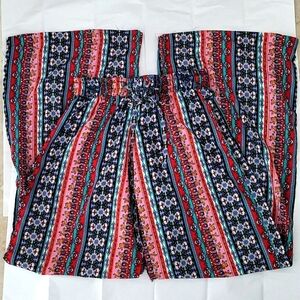 Elan Henna Boho Palazzo Pants